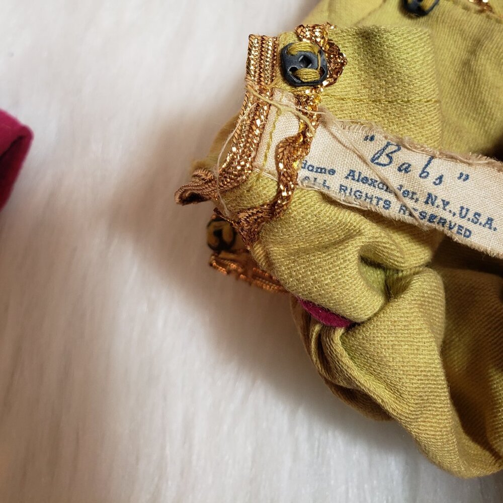Madame Alexander Babs Ice Skater Doll Dress Bloomers, Hat - Picture 4 of 12